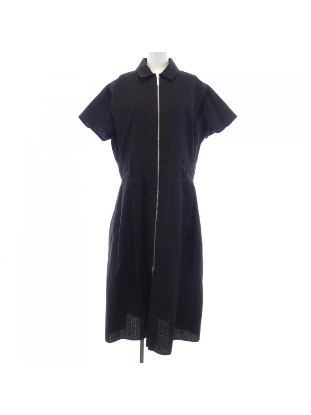 Hermes Mosaic Mosaique Zip-up Dress